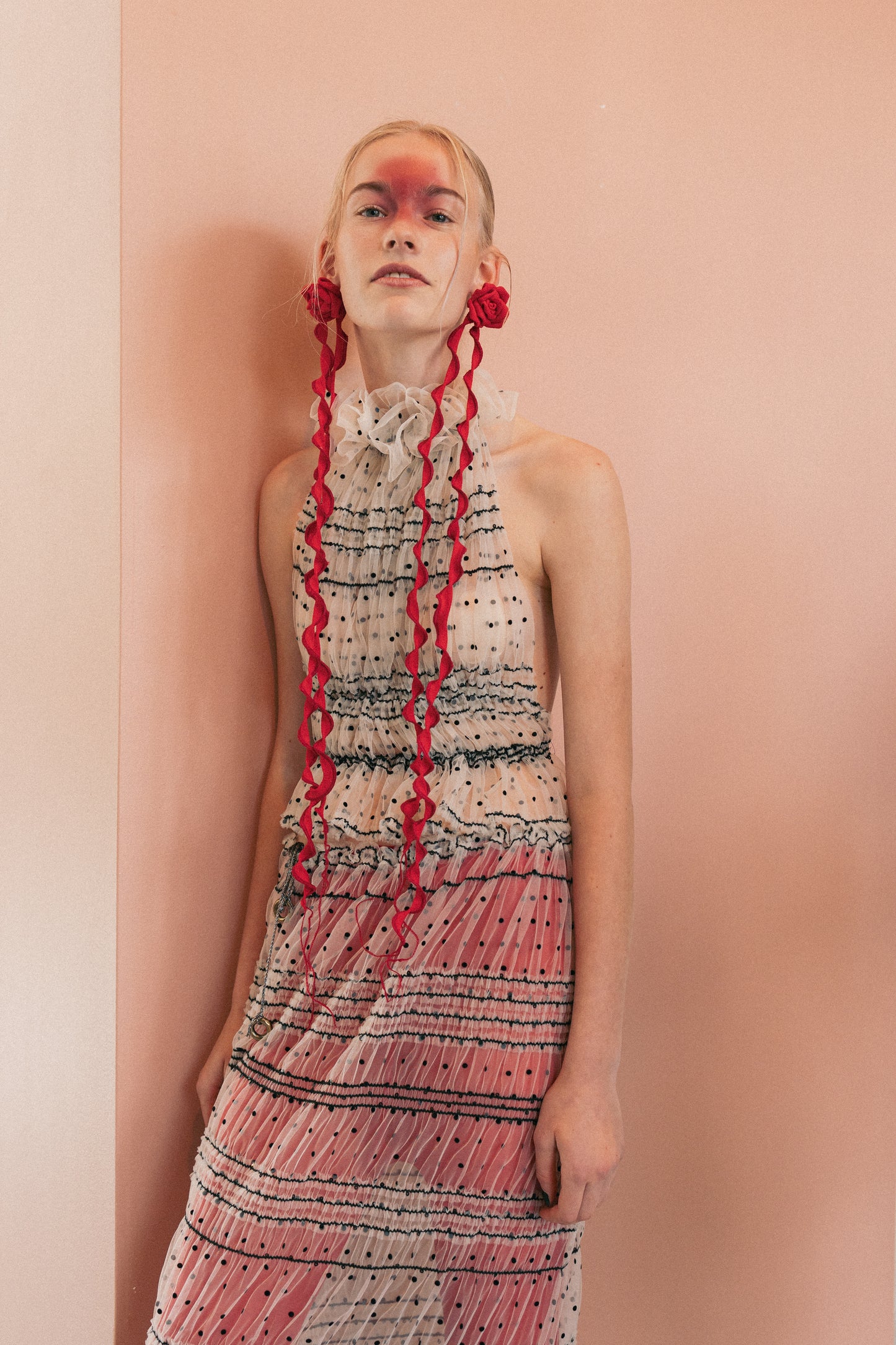 PETAL PAIRS - Red knit